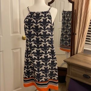 Crown and Ivy Elephant Dress size Medium
